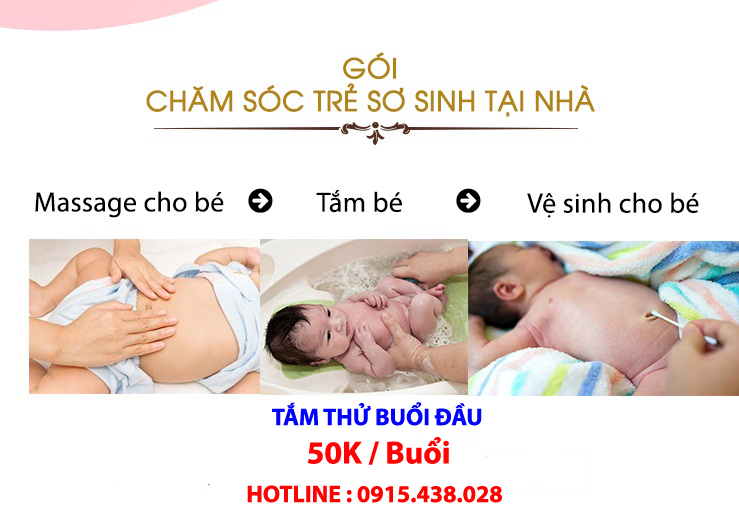  Dịch vụ tắm trẻ sơ sinh tại nhà hà nội uy tín
