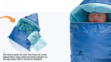 Đột phá phát minh túi giữ nhiệt cho trẻ sơ sinh thiếu tháng ?